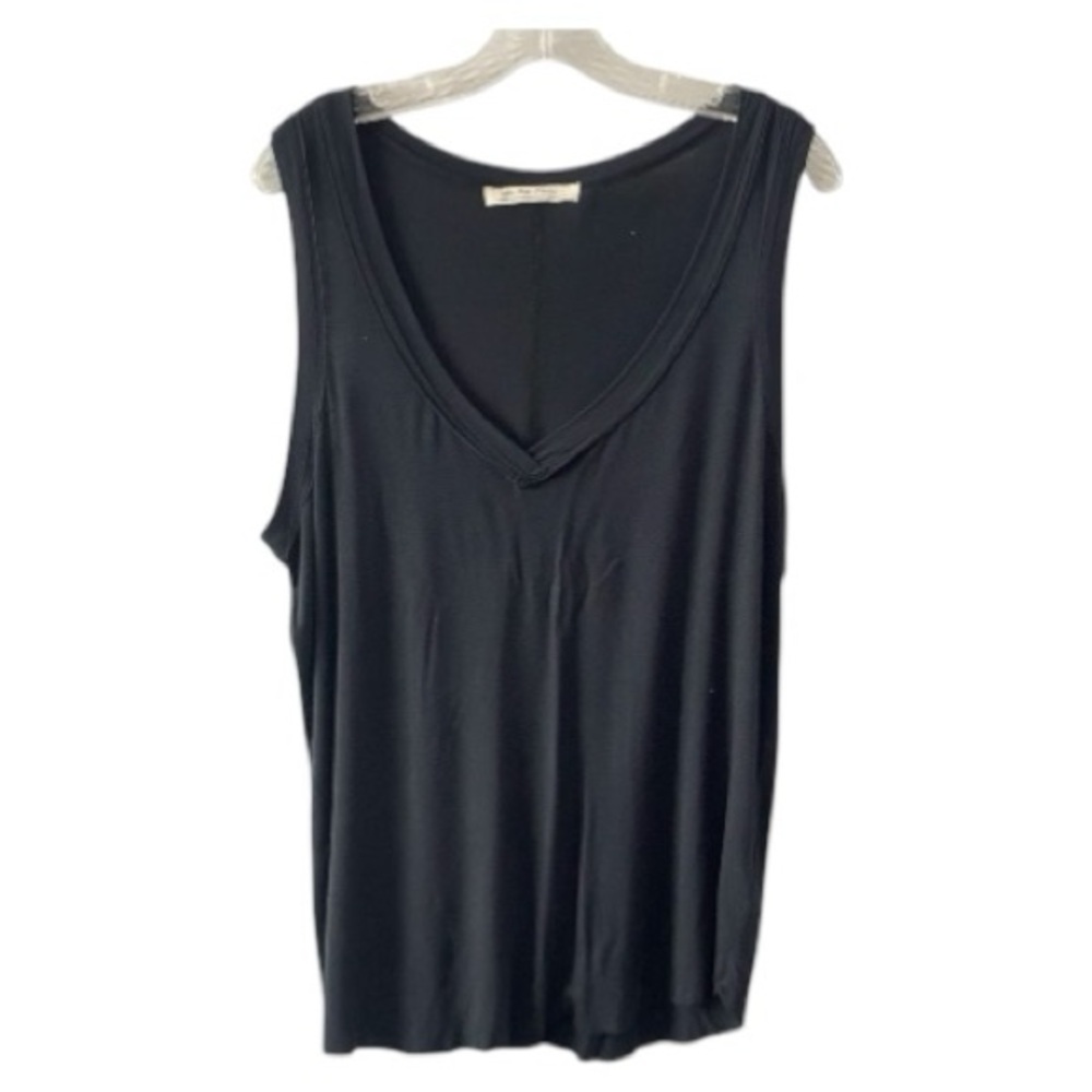 We The Free l Black V-Neck Tank Top l Size L l MSRP $58